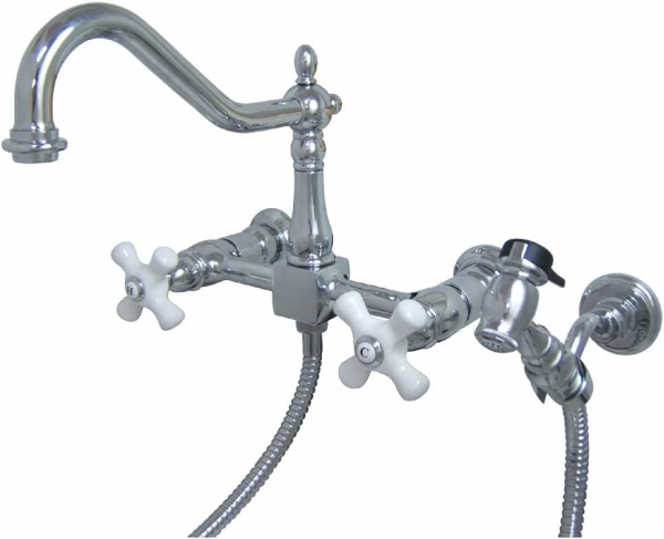 Kingston Brass KS1241PXBS Banyo Bataryası