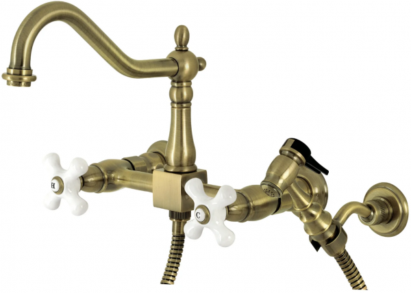 Kingston Brass KS1243PXBS Banyo Bataryası