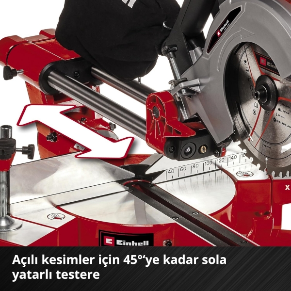 Einhell TE-SM 36/210 Li Gönye Testere (Akü Dahil / 5.2 Ah)