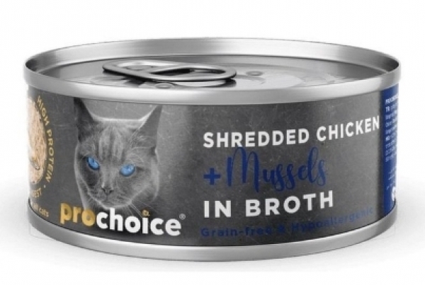 Pro Choice Hypo-Allergenic Sos İçinde Tavuklu Tahılsız Yetişkin 70 gr Kedi Maması