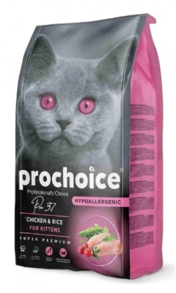 Pro Choice Pro 37 Tavuklu ve Pirinçli Yavru 2 kg Kedi Maması