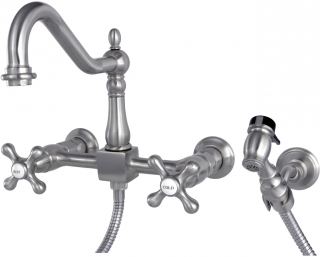 Kingston Brass KS1248AXBS Eviye Bataryası