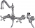 Kingston Brass KS1248AXBS Eviye Bataryası