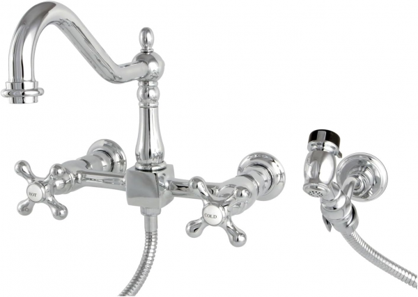 Kingston Brass KS1241AXBS Eviye Bataryası