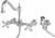 Kingston Brass KS1241AXBS Eviye Bataryası
