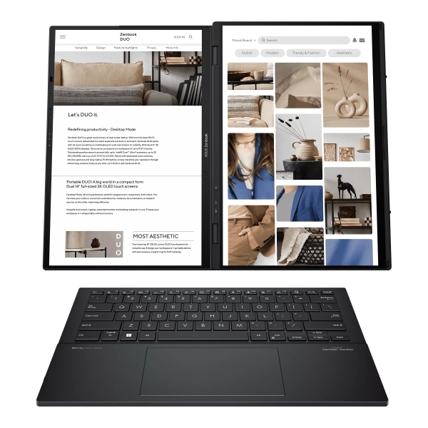 Asus Zenbook DUO OLED UX8406CA-PZ208W Laptop