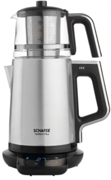 Schafer Teaform Plus Dijital Cam Demlik Çay Makinesi