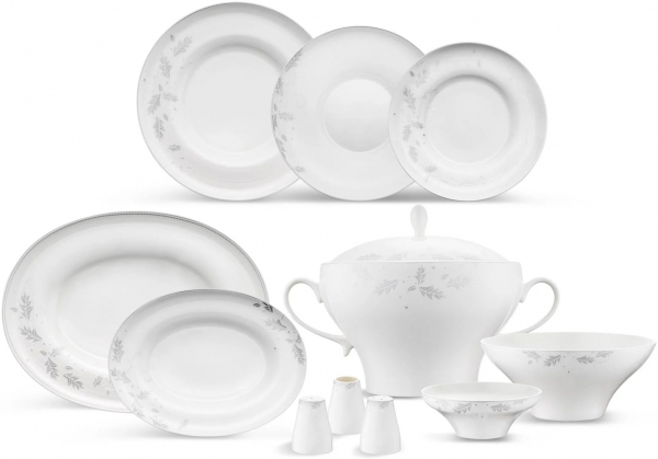 Jumbo Lace Leaf 62 Parça Yemek Takımı