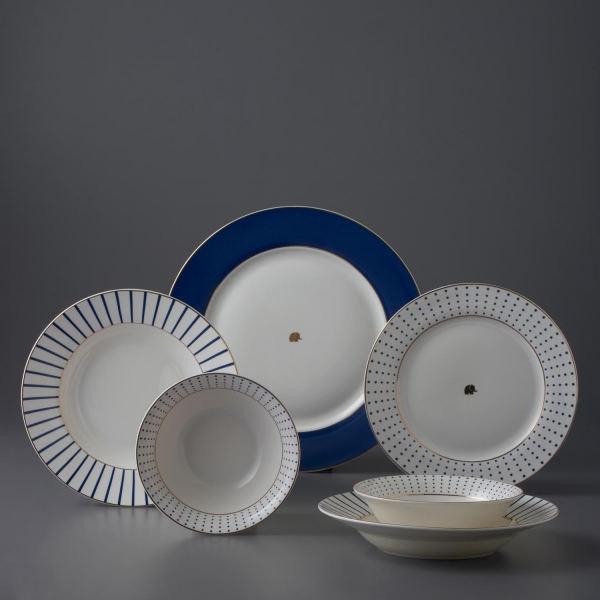 Jumbo Navy 24 Parça Yemek Takımı