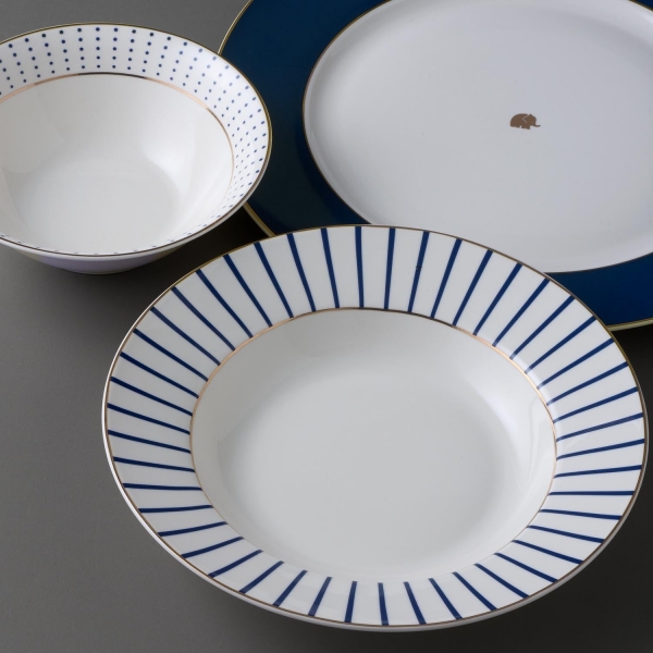Jumbo Navy 24 Parça Yemek Takımı