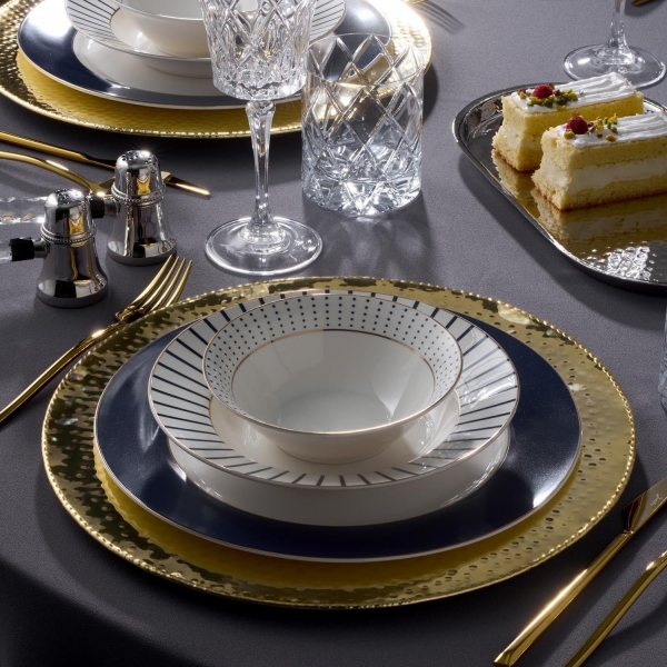 Jumbo Navy 24 Parça Yemek Takımı