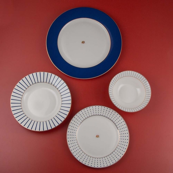 Jumbo Navy 24 Parça Yemek Takımı