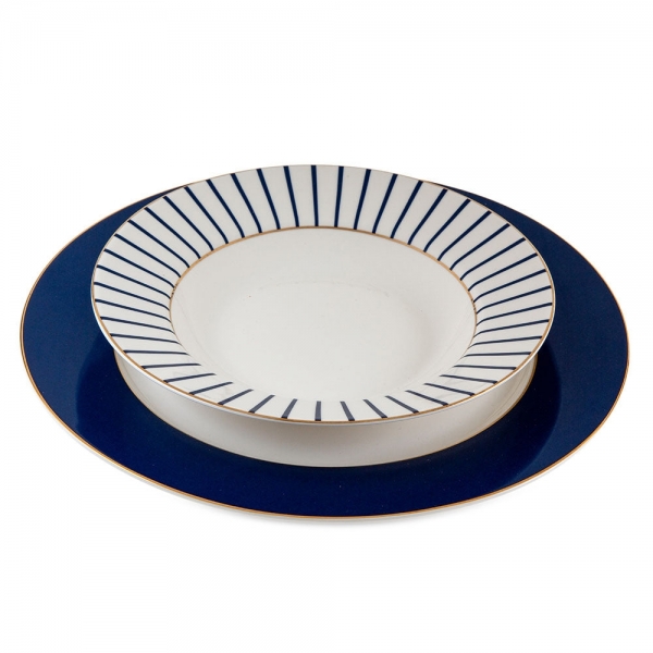 Jumbo Navy 24 Parça Yemek Takımı