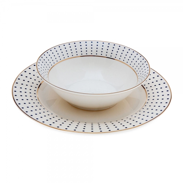 Jumbo Navy 24 Parça Yemek Takımı