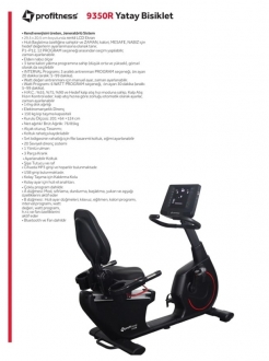 Profitness 9350R Yatay Yatay Bisiklet