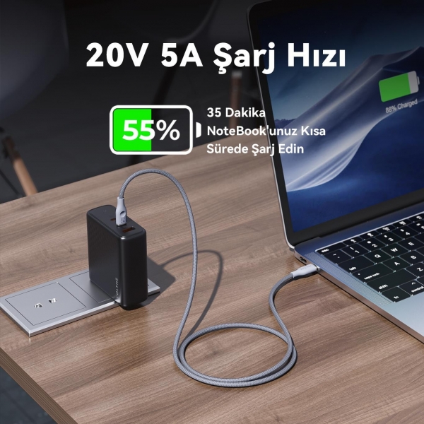 Voltme Rugg C2064 Şarj Kablosu (1.8 m)