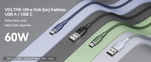 Voltme Rugg C2041 Şarj Kablosu (1 m)