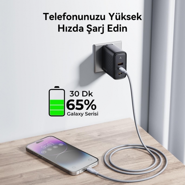 Voltme Rugg C2082 Şarj Kablosu (1.2 m)