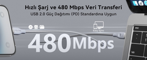 Voltme Rugg C2086 Şarj Kablosu