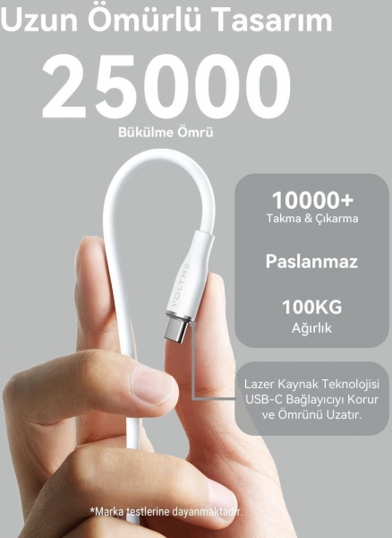 Voltme Moss C2001 Şarj Kablosu (1 m)