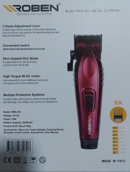 Roben RBN-303 Saç Kesme Makinesi