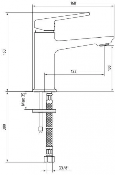 AR Fine 102188143 Lavabo Bataryası