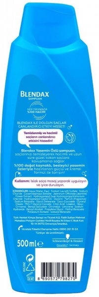 Blendax Yasemin Özlü 500 ml Şampuan