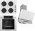 Ferre Steamart Beyaz Ankastre Set CS206 + QEP64CB + D081-SA