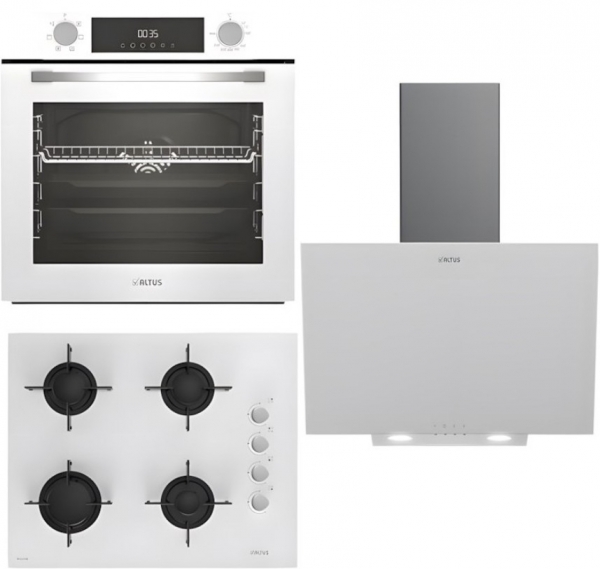Altus Beyaz Ankastre Set ALA 159 DW + Ala 322 W + ALA 527 W