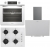 Altus Beyaz Ankastre Set ALA 159 DW + Ala 322 W + ALA 527 W