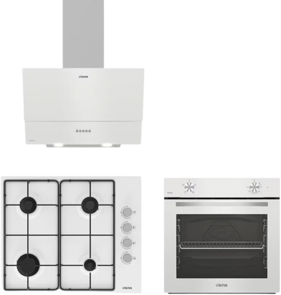 Altus Beyaz Ankastre Set + ALA 310 HW + ALA 510 HW