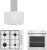 Altus Beyaz Ankastre Set  + ALA 310 HW + ALA 510 HW
