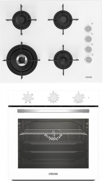 Altus Beyaz 2'li Ankastre Set ALA 189 DW + Ala 321 W +