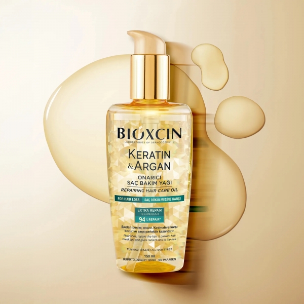 Bioxcin Keratin & Argan Onarıcı 150 ml Bakım Yağı