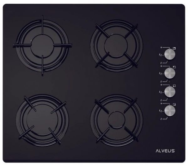 Alveus Petunya 614 Siyah Ankastre Set ALV GLS 640 + ALV MFA 614 + İber