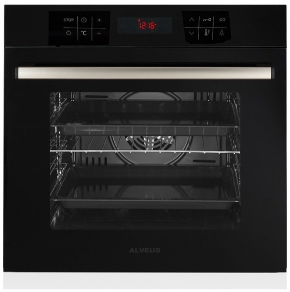 Alveus Kristal 2'li Siyah Ankastre Set ALV GLS 640 + ALV MFA 627 +