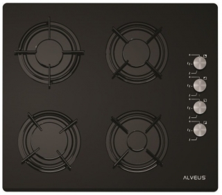 Alveus Kristal 2'li Siyah Ankastre Set ALV GLS 640 + ALV MFA 627 +