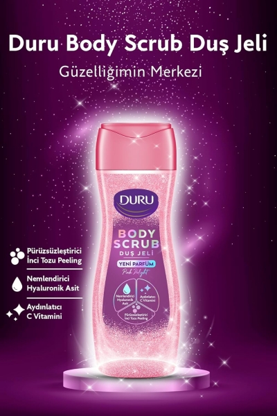 Duru Body Scrub Pink Delight 450 ml Duş Jeli