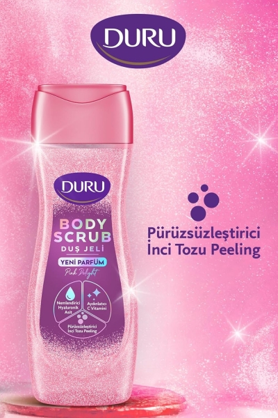Duru Body Scrub Pink Delight 450 ml Duş Jeli