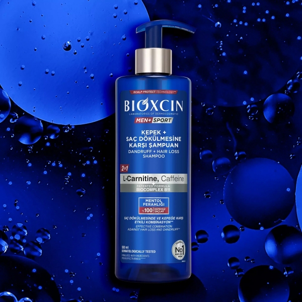 Bioxcin Men Sport Kepek ve Saç Dökülmesine Karşı 500 ml Şampuan