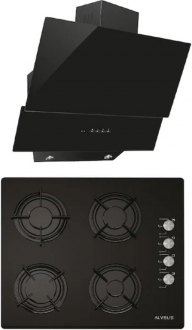 Alveus Pure Siyah Ankastre Set ALV GLS 640 +  + MOD 3000