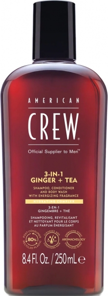 American Crew Ginger & Tea 250 ml 3'ü 1 Arada