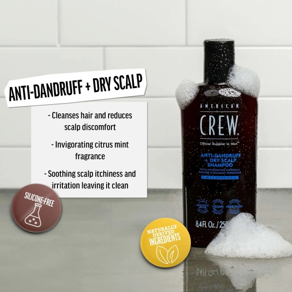 American Crew Anti Dandruff & Dray Scalp 250 ml Şampuan