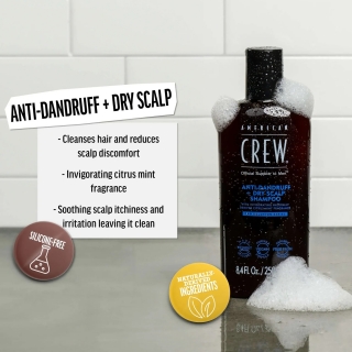American Crew Anti Dandruff & Dray Scalp 250 ml Şampuan