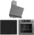 Ferre Fryart&flowart Gri Ankastre Set MS261 + QXE62CPR + D082-SA