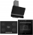 Ferre Flowart Evolis Elite Siyah Ankastre Set RS035 + QBL63CS + D080