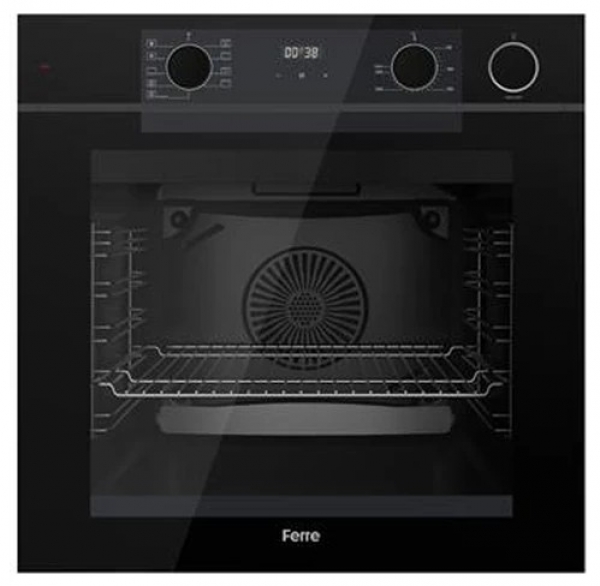 Ferre Steam Plus 75 Siyah Ankastre Set ED035 + QEP64CS + D063-SA
