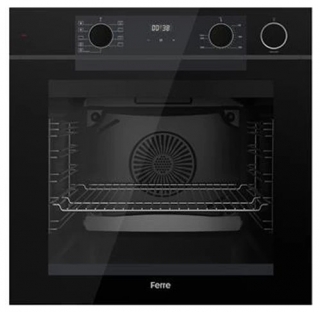 Ferre Steam Plus 75 Siyah Ankastre Set ED035 + QEP64CS + D063-SA