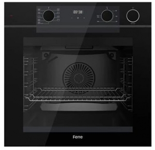 Ferre Steam Plus 75 Siyah Ankastre Set RS035 + QEP64CS + D063-SA