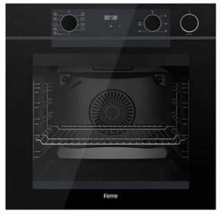 Ferre Steam Plus 75 Siyah Ankastre Set ED035 + QEP64CS + D077